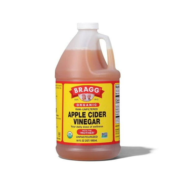 Bragg Organic Raw Apple Cider Vinegar with Mother, 64 ounce