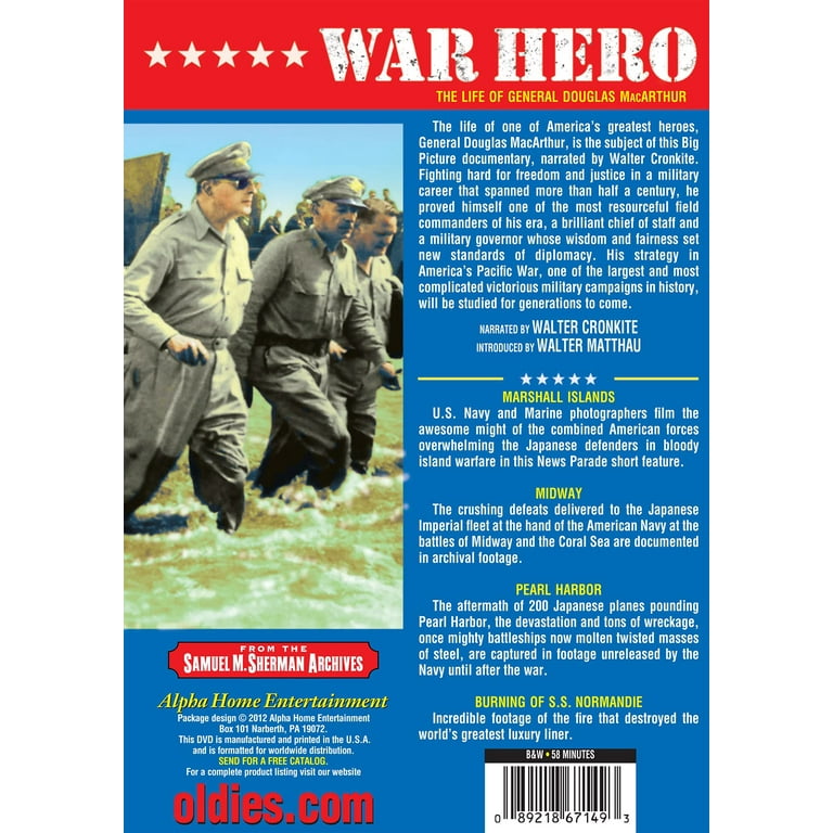 War Hero: Life of General Douglas MacArthur (DVD), Alpha
