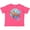 Vintage Hot Pink, variant on Inktastic Myrtle Beach Sea Turtle and Bubbles Boys or Girls Toddler T-Shirt