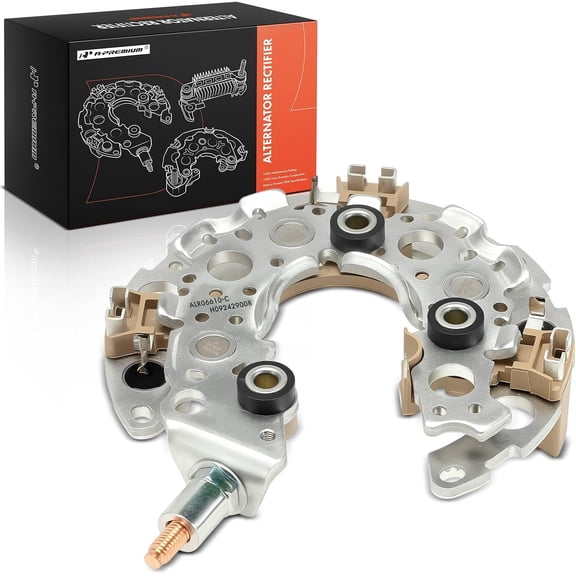 A-Premium Alternator Rectifier Compatible with Toyota Camry, RAV4, Corolla, Tacoma, Highlander, Tundra, 4Runner, Matrix, Avalon, Venza, FJ Cruiser, Solara & Scion tC, xB, xD & Lexus ES330 & Pontiac