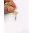 thumbnail image 6 of 14K Gold Filled Pendant Cross 33x18mm Necklace 20” Figaro Link for Men Women - Prime Jewelry 269, 6 of 7