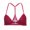 Red, variant on PUIYRBS New Women Plus Size Vest Crop Wire Free Bra Lingerie Sexy V-Neck Underwear S-3XL