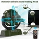 thumbnail image 5 of Ventilador de Camping Portátil Recargable por USB con Luz LED, Circulador de Aire, Cabezal Vibratorio y Gancho para Colgar para Uso en Exteriores., 5 of 6