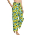 thumbnail image 2 of KLL Womens Lemon1 Print Pajama Pants Soft Pajama Bottoms for Women Cozy Lounge Pants, 2 of 7