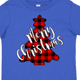 thumbnail image 4 of Inktastic Red Buffalo Plaid Christmas Tree Boys or Girls Toddler T-Shirt, 4 of 5