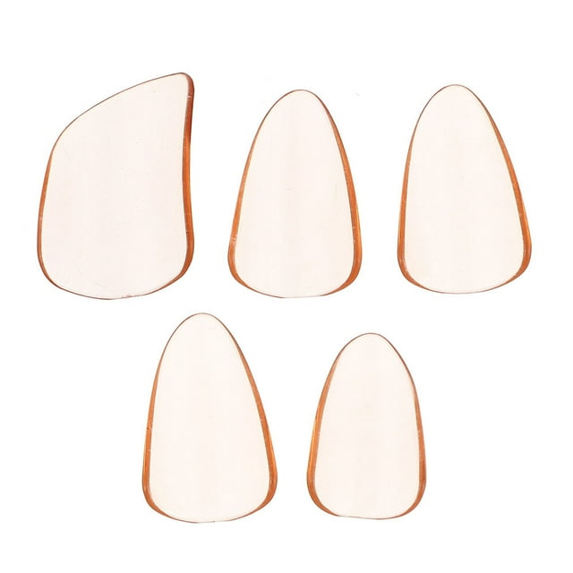 5Pcs Professional PC Pipa Nails String Instrument Parts Pipa Accessories (Orange)