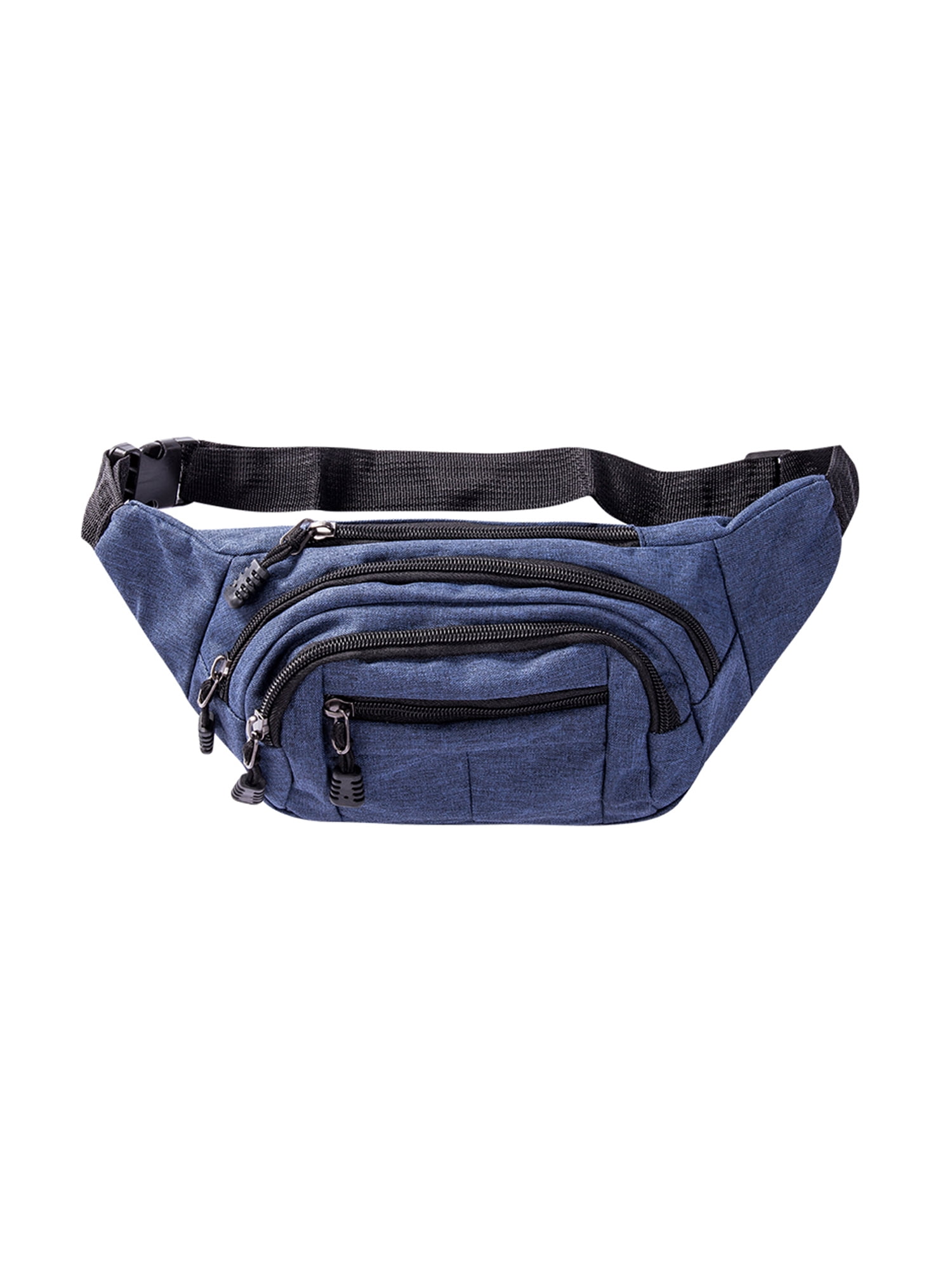 Pudcoco Pudcoco Waist Bag Outdoor Chest Handbag Zipper Waist Bags Men