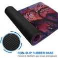 thumbnail image 4 of Tapis de Souris de Bureau Arbres Rouges Imperméable Lavable pour Bureau Maison Travail Gaming Base en Caoutchouc Tapis de Souris avec Bords Cousus 31.5x11.8 Pouces, 4 of 7