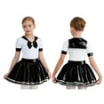 thumbnail image 6 of Aislor Girls Japanese Anime Navy Sailor Cosplay Party Dress Halloween Dance Performance Black 8, 6 of 7