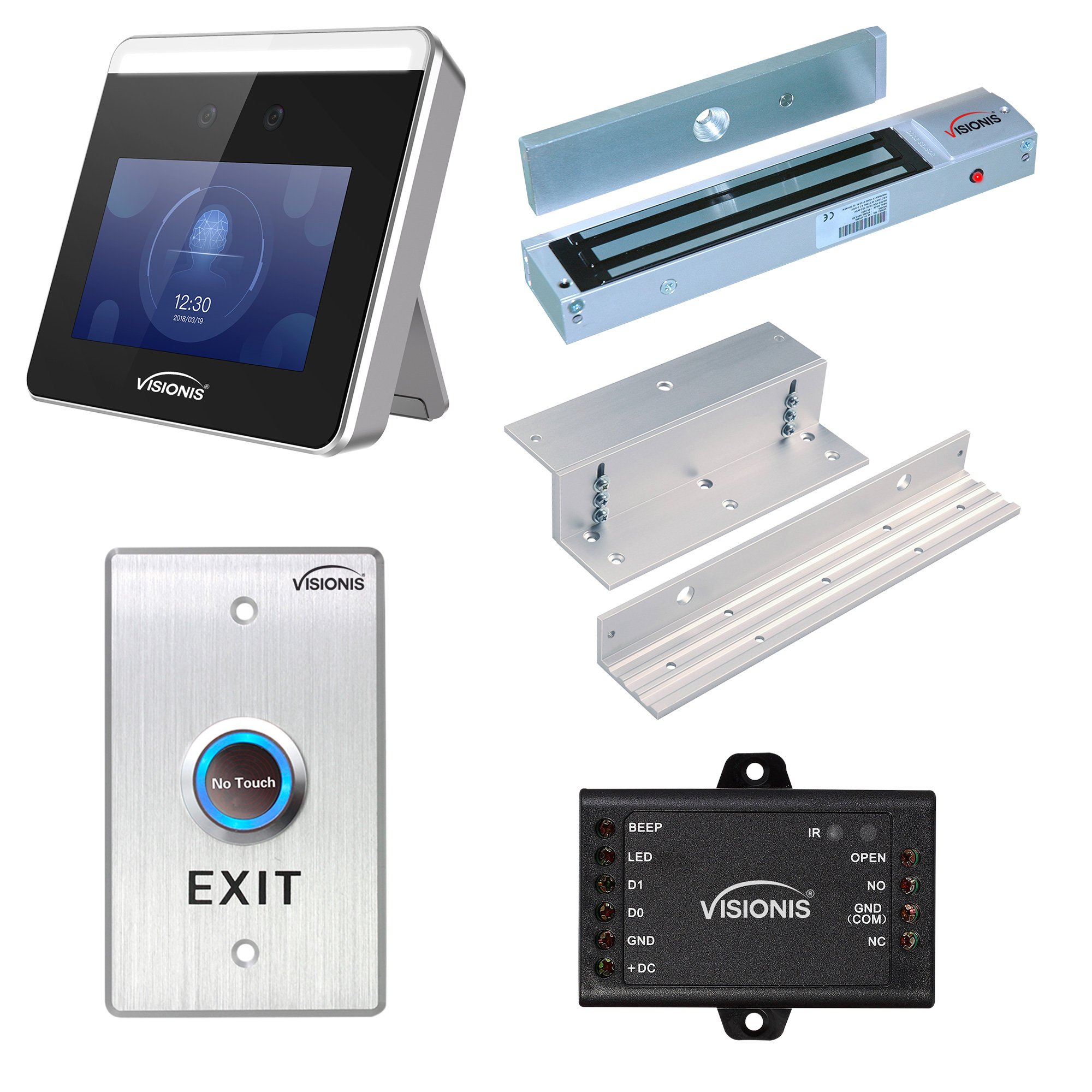 FPC8539 Indoor Only Access Control Face Recognition + Time And Attendance + WIFI + In Swinging