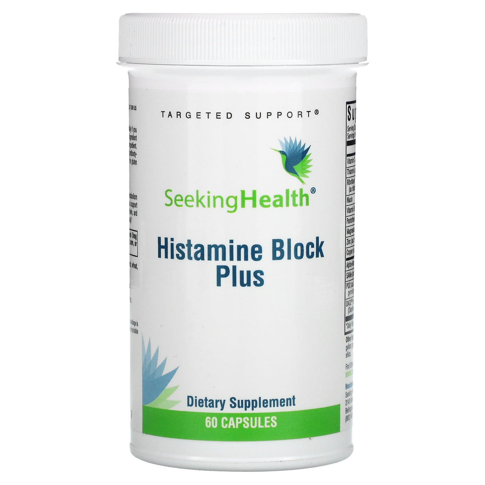 Seeking Health Histamine Block Plus, 60 Capsules