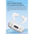 thumbnail image 3 of Language Translator Earbuds, BT 5.3 Real Time Simultaneous Translation Device for 74 Languages, for Travel Business, Fit for IOS, 3 of 7