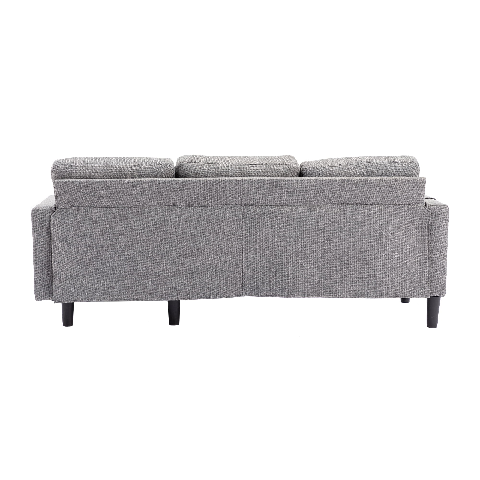 Resenkos L Shaped 4-Seat Sleeper Sectional Sofa Couch Pull-Out Bed and Storage Chaise Lounge, Light Gray Resenkos L Shaped 4-Seat Sleeper Sectional Sofa Couch Pull-Out Bed and Storage Chaise Lounge, Light Gray