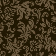 Kentshire Brown Leaves Fabric, per Yard
