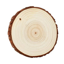 1 Set of Natural Wood Slices Unfinished Round Wood Slices for