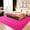 Rose red, variant on Tuzlier July 4 Summer Decor Mint Green 5x7ft Washable Fluffy Area Rug for Nursery Bedroom