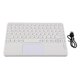 thumbnail image 1 of Teclado inalámbrico con función de panel táctil redondo de 10 pulgadas, teclado portátil a prueba de agua y a prueba de polvo para ordenador portátil, 1 of 8