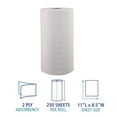 thumbnail image 4 of Boardwalk Kitchen Roll Towel, 2-Ply, 11 x 8.5, White, 250/Roll, 12 Rolls/Carton -BWK6273, 4 of 7