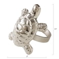 thumbnail image 3 of Saro Lifestyle Turtle Design Napkin Ring (Set of 4), 3 of 4
