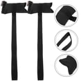 thumbnail image 1 of TABLZONE 2 Pcs Sangles d'Attache Noires pour Canot Corde Réglable pour Kayak et Utilisation Extérieure, 1 of 8