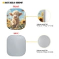 thumbnail image 4 of Yuyamidu Highland Cow Car Windshield Shades for Car Van SUV Sunflower Vehicle Window Shades Car Accessories Butterfly Car Windshield Sunshade Keep Vehicle Cool, 4 of 5