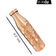 thumbnail image 2 of Perilla Home Copper Water Bottle 34 Oz Leak Proof 100% Pure - An Ayurvedic Copper Vessel - Drink More Water And Enjoy The Health Benefits Immediately/Yoga Bottle (BMC Diamond), 2 of 6