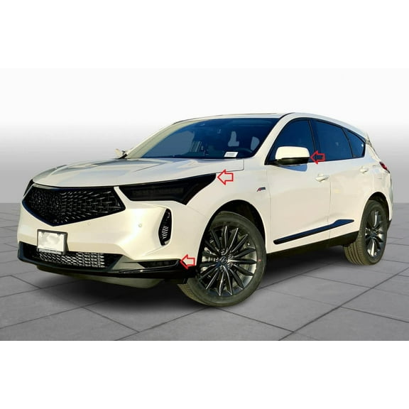 For The BlingLights Brand Tinted Headlight Film Covers for Acura RDX (all years)