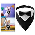 thumbnail image 4 of Perro boda esmoquin Bandana cómodo Formal mascota Coll pa fiestas Negro Zulema Collar de pajarita para mascotas, 4 of 7