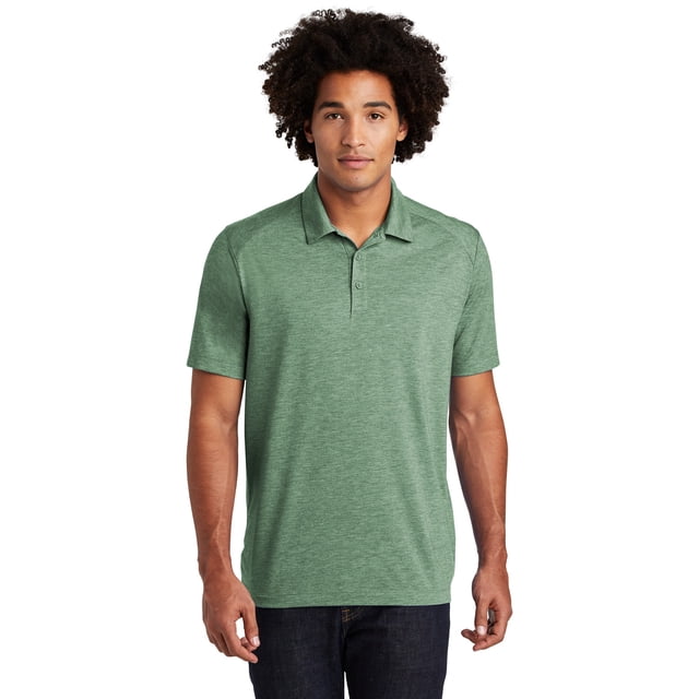 Sport-Tek Polo T-Shirt Homme Tri-Mélange Anti-Humidité