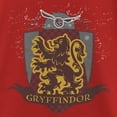 thumbnail image 2 of Girl's Harry Potter Gryffindor Quidditch Coat of Arms  Graphic Tee Red Small, 2 of 5