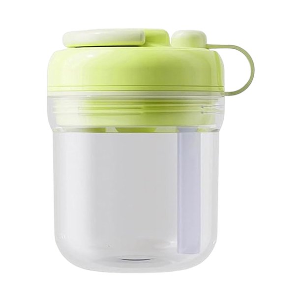 Vaso y máquina de cubitos de hielo portátil 2 en 1 con pajita, a prueba de fugas, de plástico sin BPA, molde de silicona para bebidas frías, ideal para viajes y actividades al aire libre.