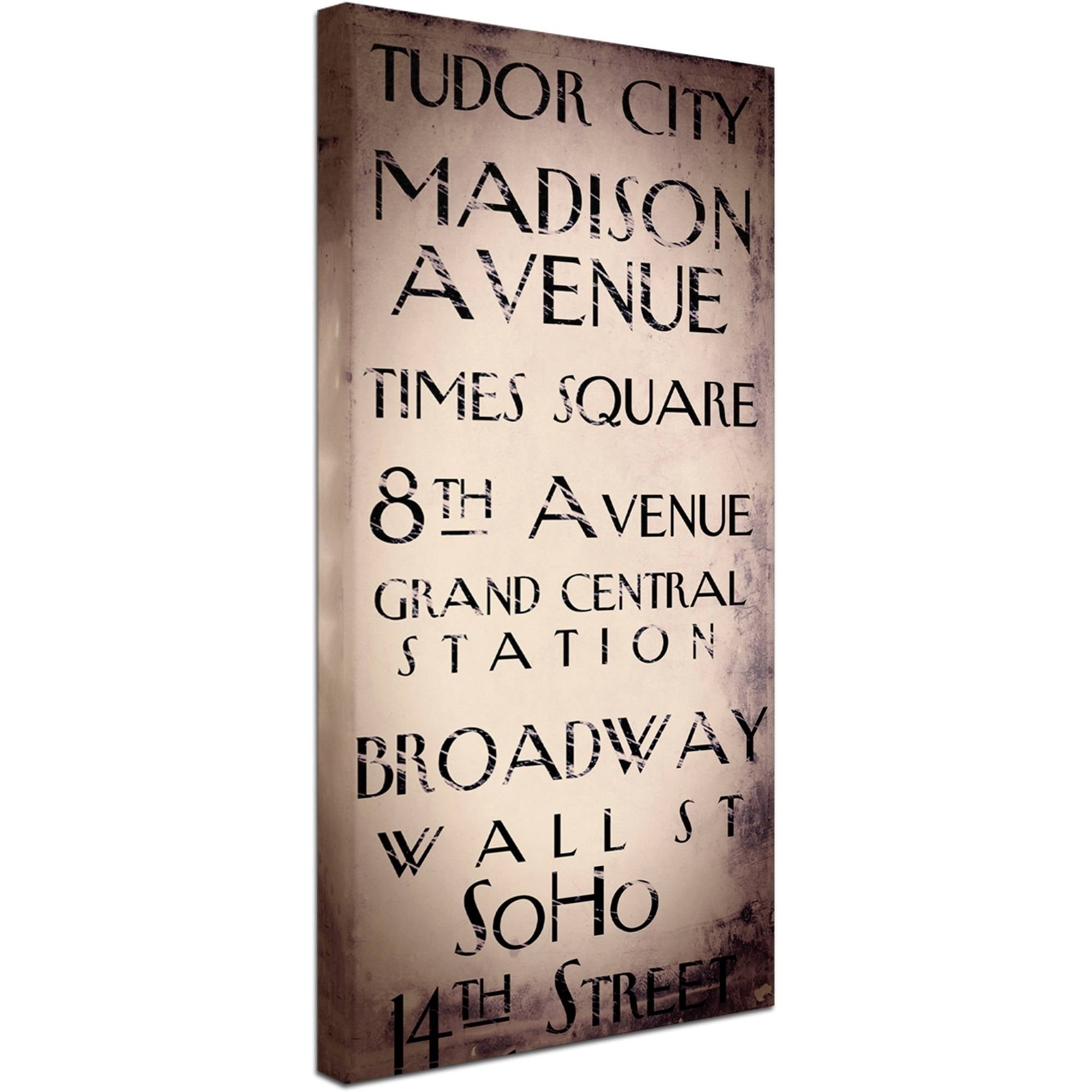 Trademark Fine Art "New York City II" Canvas Art by Color Bakery
