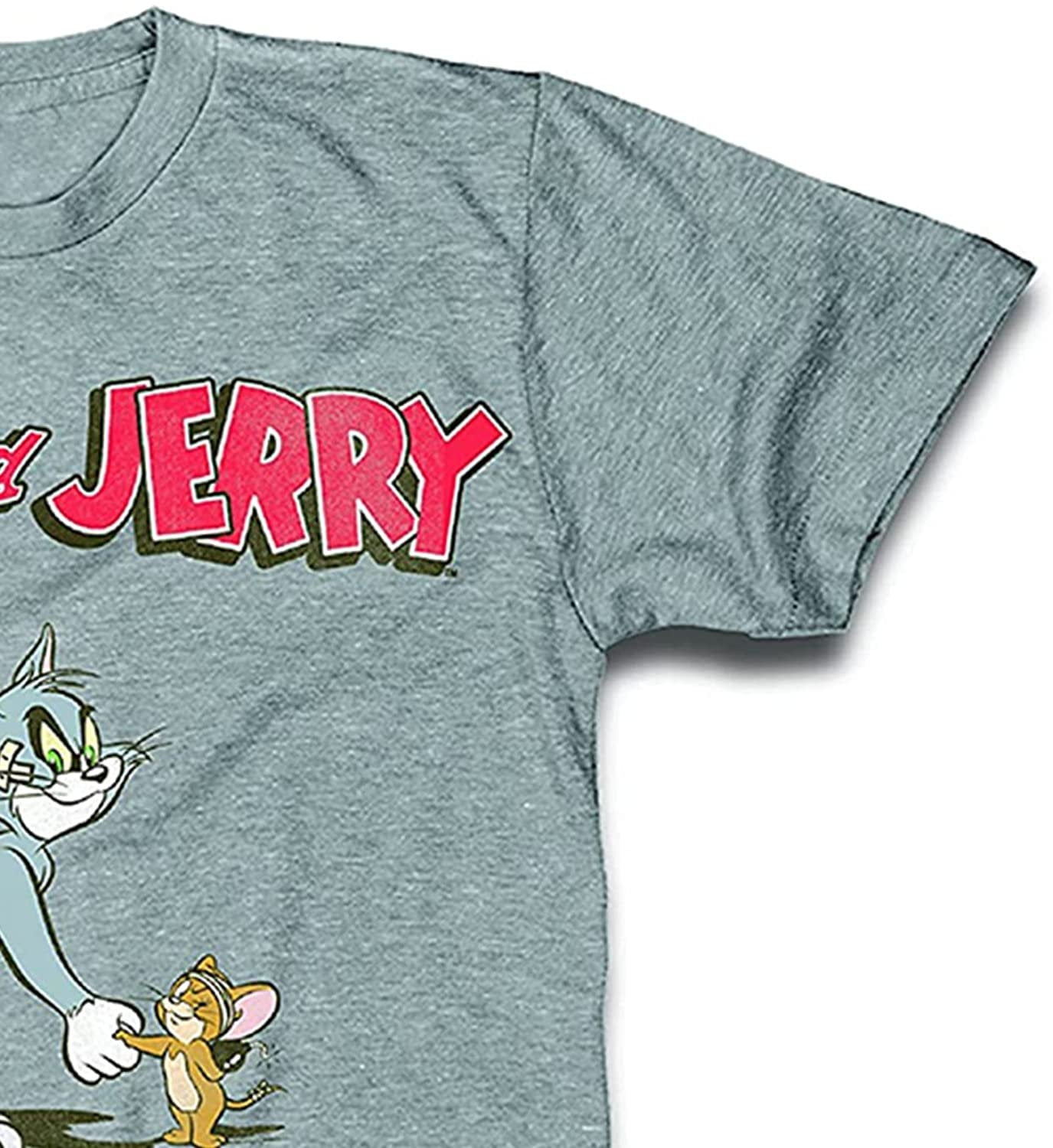 Hanna-Barbera Cartoon Shirt Chase T-Shirt Jerry Tom Battle - Vintage & Tee - Classic Mens
