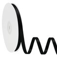 thumbnail image 1 of Cinta Simplegoal de doble cara, satén negro, 0,6 cm x 45 m, 1 of 6