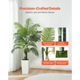thumbnail image 2 of VEVOR 5ft Artificial Areca Palm Tree Fake Plant with White Planter Indoor, 2 of 9