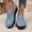 Light Blue, variant on Miluxas Women's Denim Penny Loafers Breathable Flat Shoes Comfortable & Lightweight Slip-Ons Light Blue 9.5(43)