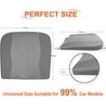 thumbnail image 5 of Car Seat Cushion, Comfort Memory Foam Car Cushions for Driving - Sciatica & Lower Back Pain Relief, Driver Seat Pillow for Auto, Office Chair, Wheelchair, 5 of 12
