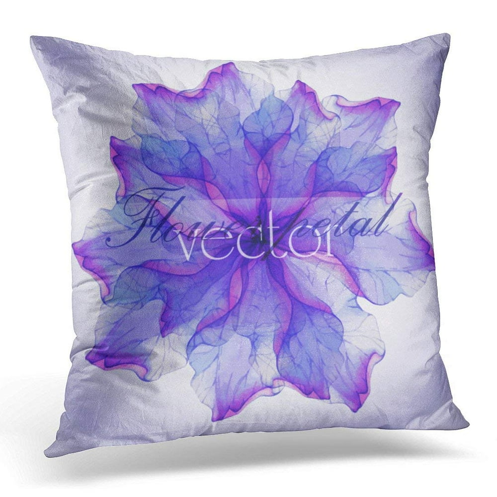 ARHOME Purple Flower Watercolor Floral Round Patterns ...