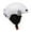 White, variant on colaxi Ski Helmet Adjustable Portable Snow Helmet for Bicycling Biking Road Cycling Black
