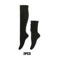 thumbnail image 3 of Redempat 2pcs Experience Comfort At Finest Soft Texture Slouch Socks For Ease Elasticity Black 1Set, 3 of 6