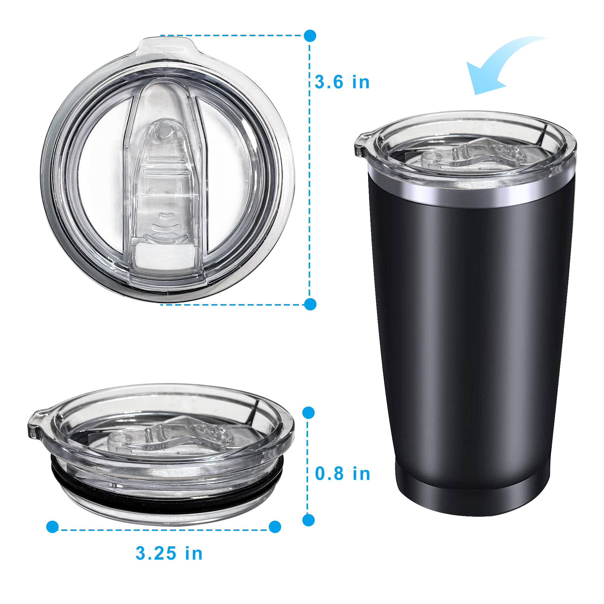20/30oz Tumbler Lids, Fits for Yeti Rambler, Atlin, Beast, Juro, Sunwill,  Umite Chef and More, Spill-Proof Lids, Covers for 20 Ounce Tumbler - China Tumbler  Lid and Wanter Bottle Lid price