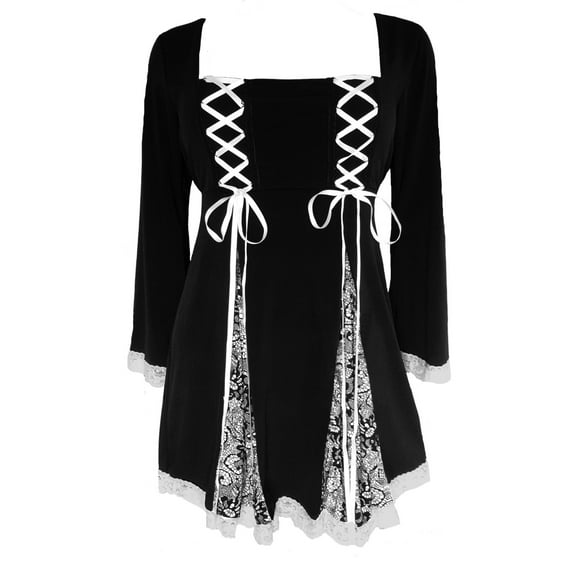 Dare To Wear Victorian Gothic Boho Women's Gemini Princess Corset Top S - 5x