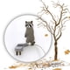 thumbnail image 3 of Ganchos de pared adhesivos reutilizables con gancho de animales toalla colgante flexible, 3 of 8