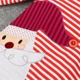 thumbnail image 6 of Tfken Christmas Dresses For Toddler Girls Crew Neck Long Sleeve Winter Casual Striped Print Red Dress Size 2-3 Years, 6 of 8
