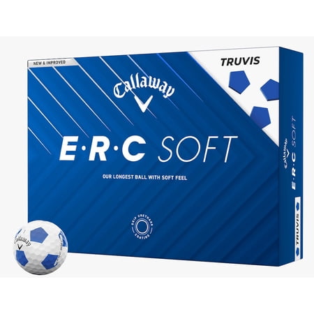 Callaway Golf 2025 ERC Soft Truvis Golf Balls 1-Dozen [Yellow/Black]