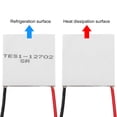 thumbnail image 4 of TES1-12702 Semiconductor Refrigeration Tablets 15.8V 2A 18W Heatsink Thermoelectric Cooler Cooling 30x30mm, 4 of 4