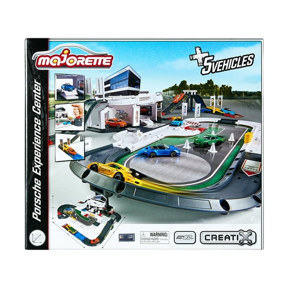 Pista Experencia Majorette 212050029 Multicolor Centro Porsche con 5 vehículos