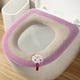 thumbnail image 4 of Herunwer Home Toilet Seat Cushion Domestic Soft Toilet Cape Cover Closestool mat Four Seasons Warm WC Winter Thickened Rim case, 4 of 5