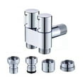 thumbnail image 3 of G1/2 Thread Filling Valve Water Basin Sprayer Bathtub Angle Stop Valve House Connection 3Through Angle Stop Valve with 3 Spout, 3 of 6