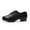 Black, variant on Men's Sneakers PU Leather Lace Up Tap Shoe Split Sole Dance Shoes for Optimal Performance and Comfort